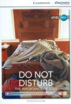 Imagem de DO NOT DISTURB - THE IMPORTANCE OF SLEEP BOOK WITH ONLINE ACCESS - A1+
