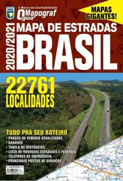 Picture of MAPA DE ESTRADAS BRASIL 2020/2021